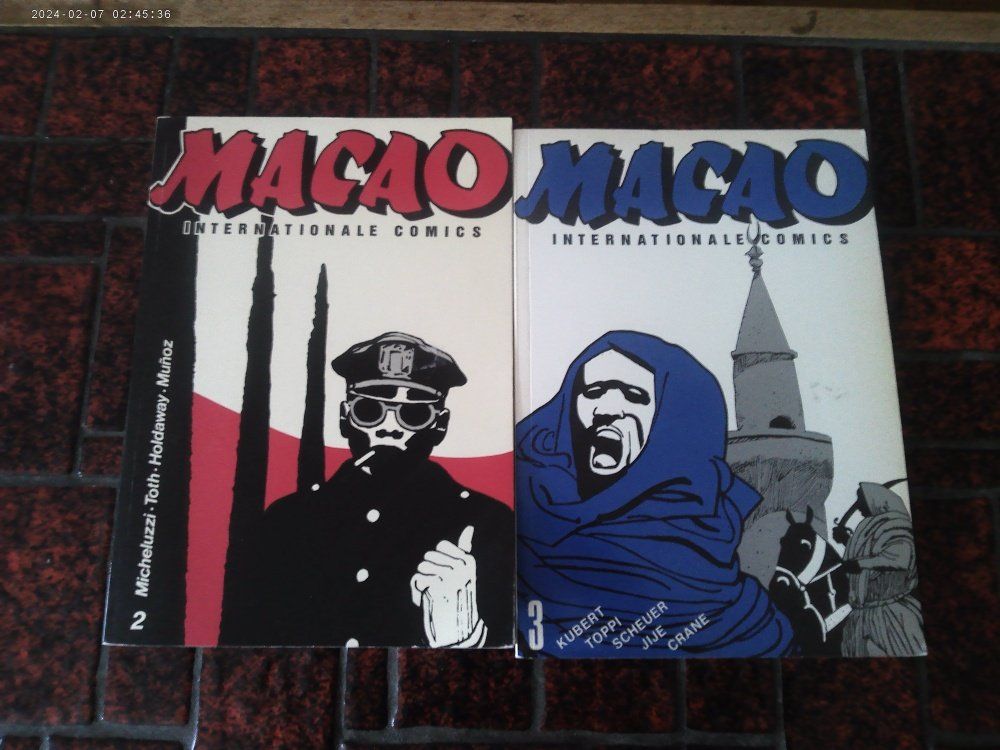 Fumetti: Macao Internationale Comics Band 2 +3(LIMIT.1500 EXPLARE) – Usato da Volketswil venduto da nemo2000