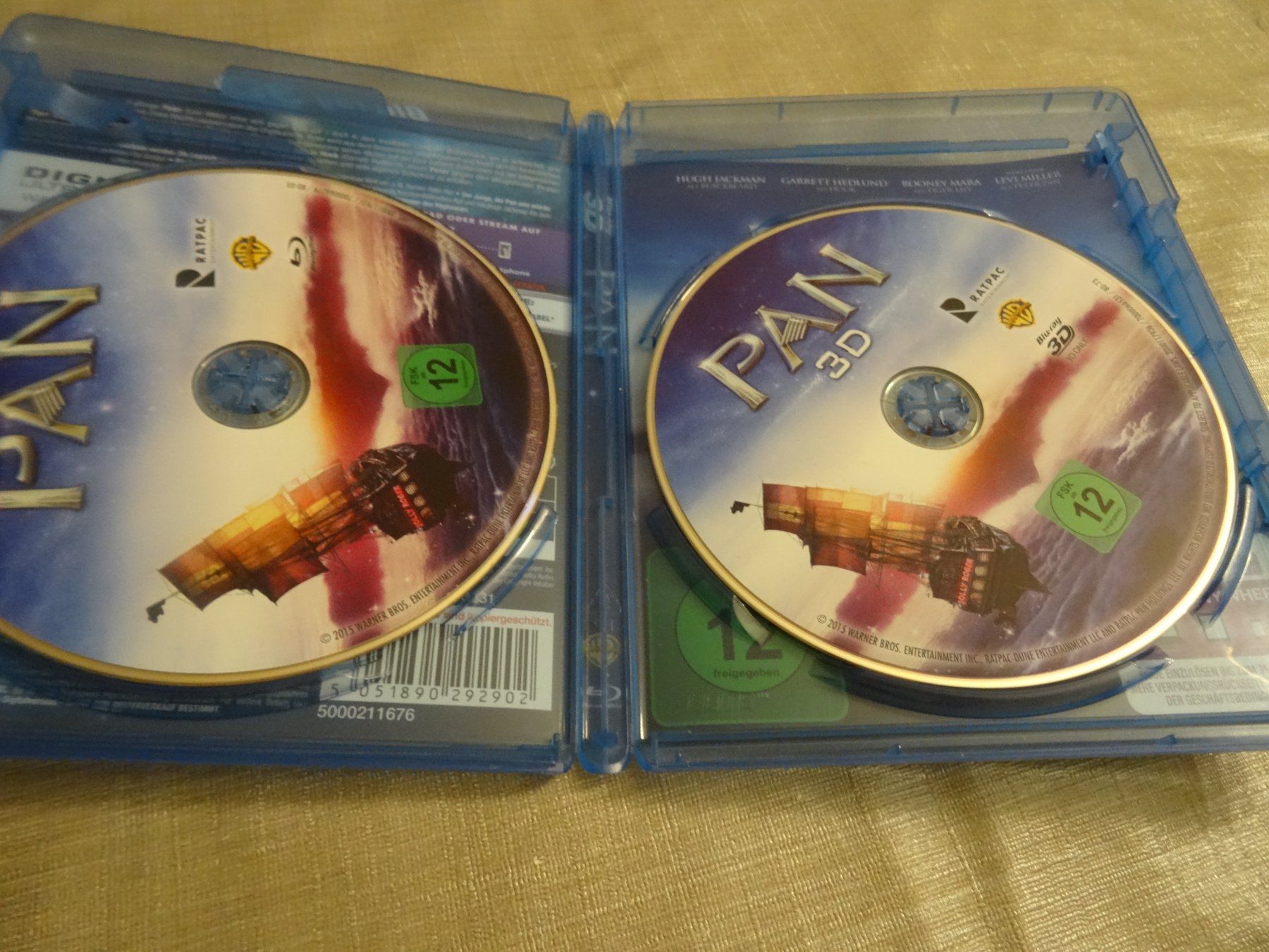 Tutti i DVDs: Pan 3D Blu-ray - Ein fantasievolles Abenteuer – Usato da Olten venduto da Disc-Verkauf 1
