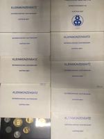 ÖSTERREICH 10 Kleinmünzensätze PP 1980 bis 1989