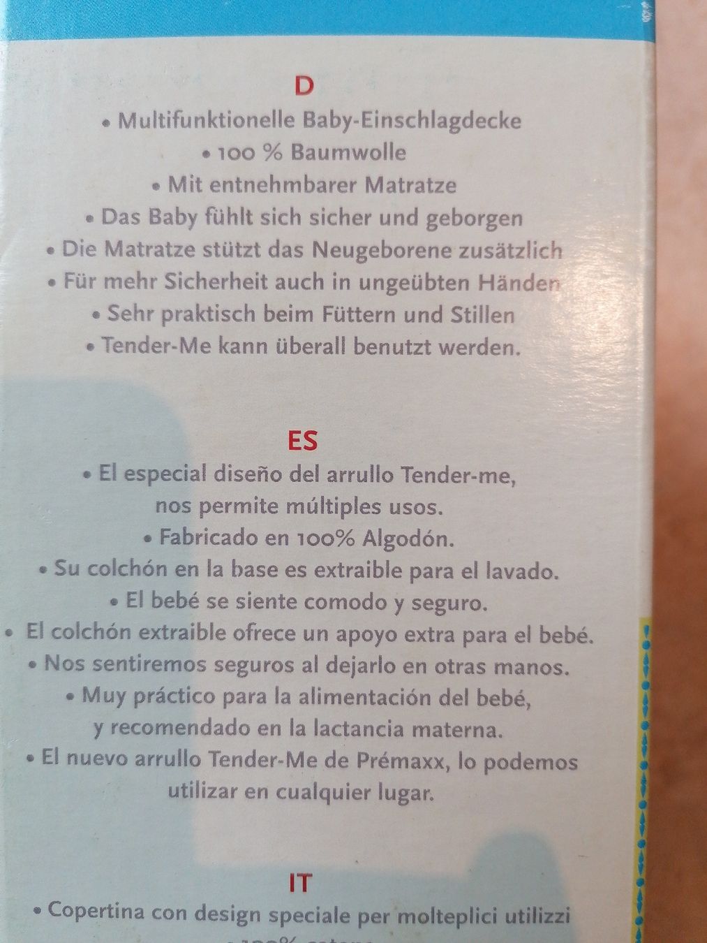Coperte: Baby-Einschlagdecke Tender-Me, rosa, neu – Nuovo (secondo la descrizione) da Klingnau venduto da vollmond36 3
