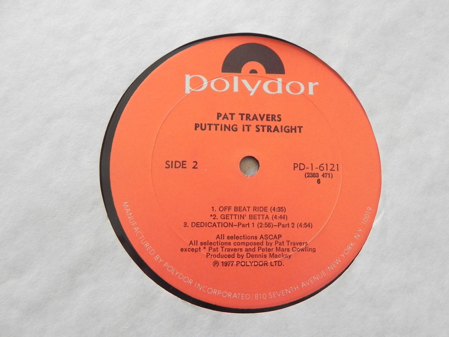Vinyles: LP Kanada Hardrock Pat Travers 1977 – D'occasion à Siebnen par krimsie 3