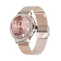 Smartwach Rosegold Uhr Deutsch Bluethooth Fitness Beauty