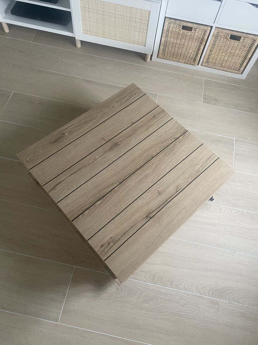 Tavoli: Table basse carrée, bois clair, design moderne ✨ – Usato da Delémont venduto da bou_26 4