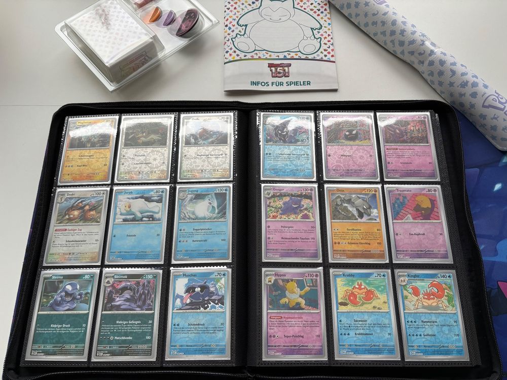 Komplettes POKEMON 151 Master „Base Set“ DE in NM (Neu (gemäss ...