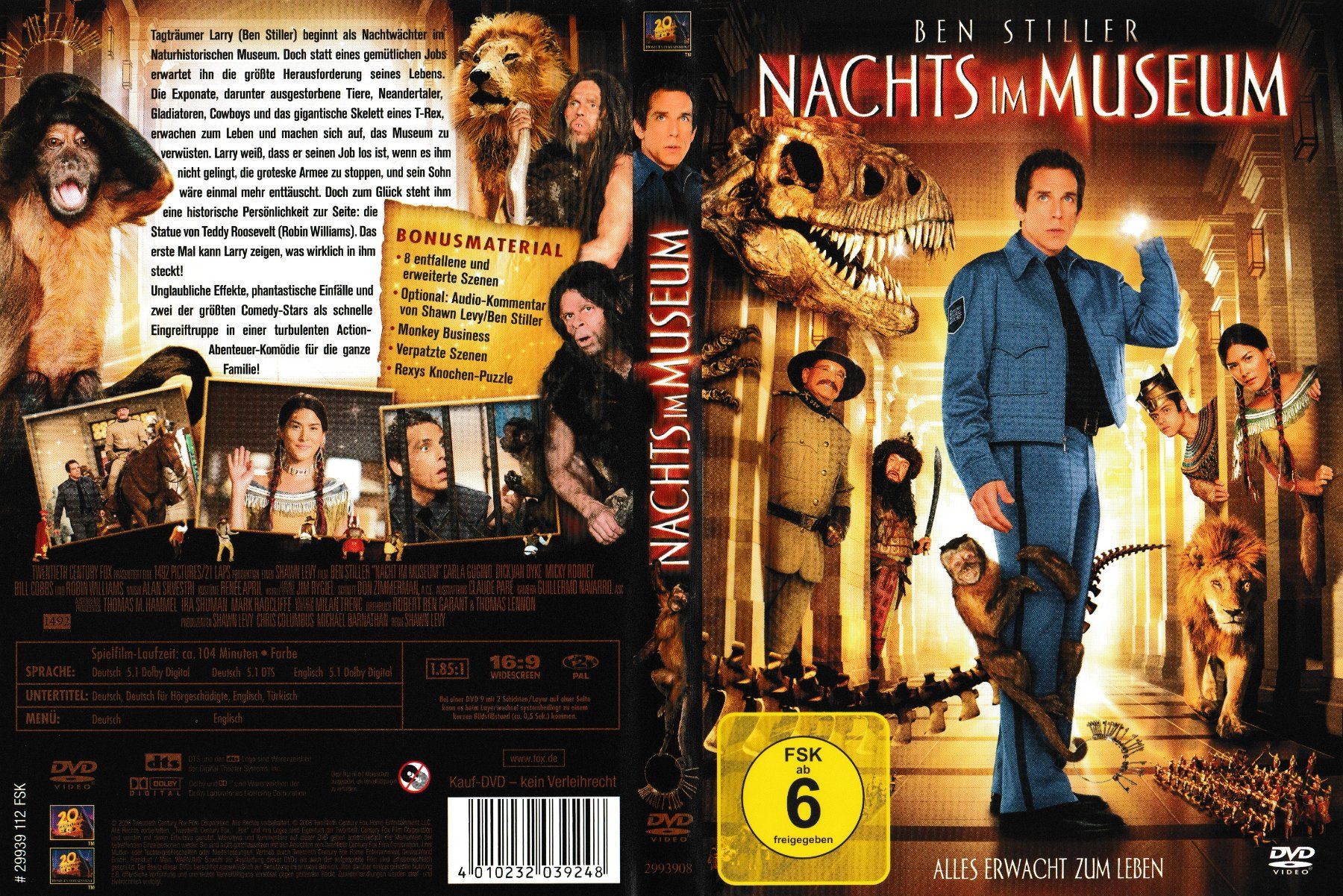 Tutti i DVDs: DVD - Nachts im Museum – Usato da Langnau am Albis venduto da MediaRescuerKeLoX