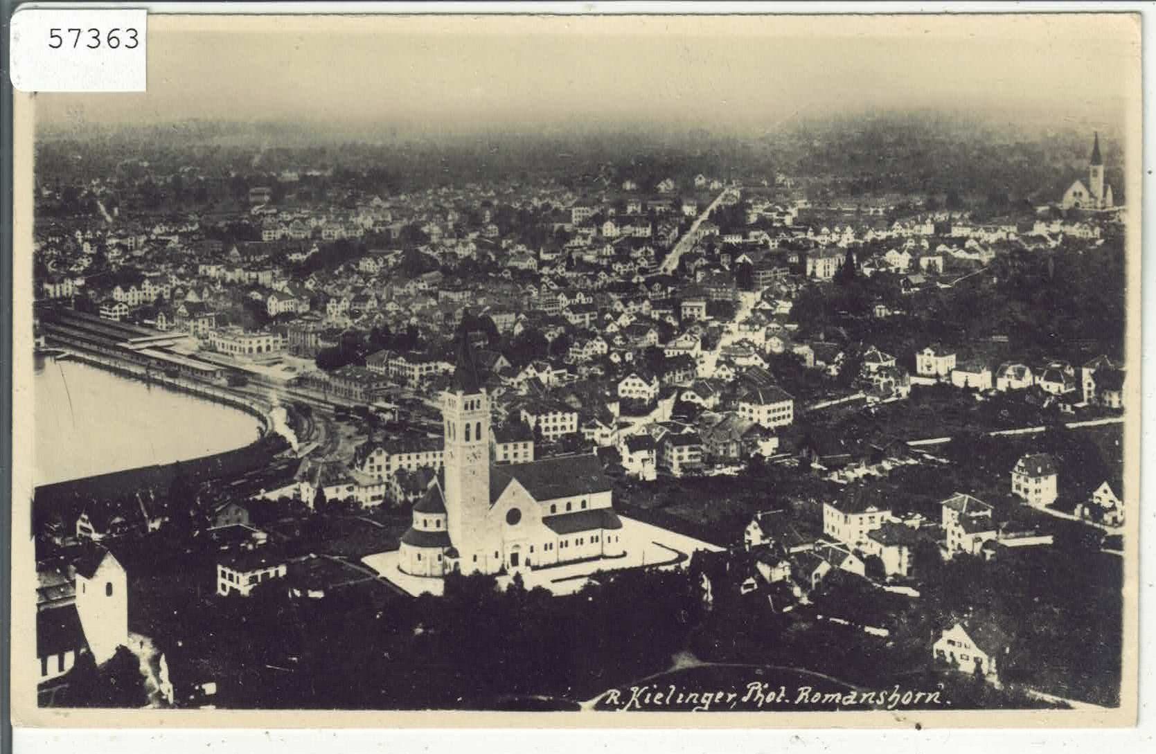 Cartoline postali: Romanshorn - Generalansicht von oben – Usato da Ettingen venduto da Kartenplanet