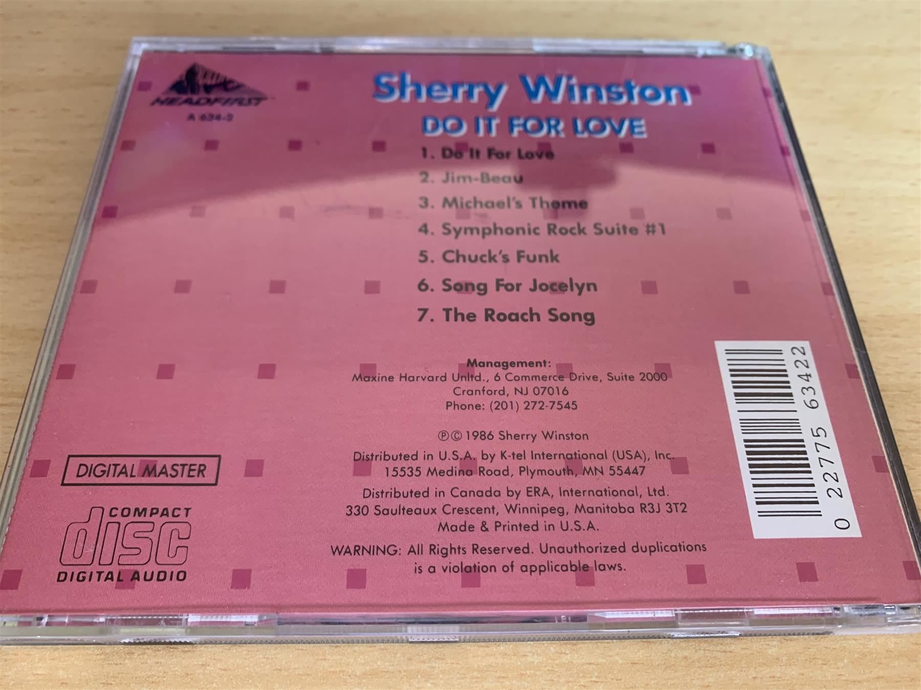 CDs: Sherry Winston – Do It For Love – Gebraucht aus Rikon im Tösstal von Alpenmutz 1