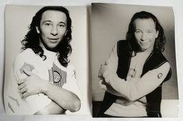 Fotos -  DJ Bobo, zwei Fotos 1994 / 1996