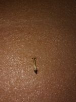 lippen piercing,,,silberfarbe und vergoldet