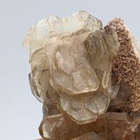 BARYT auf ROSA DOLOMIT mit GLÄNZENDEN SULFIDEN, Peru
