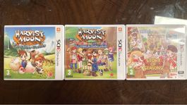 Lot 3 jeux Nintendo 3DS Harvest Moon Story of Seasons