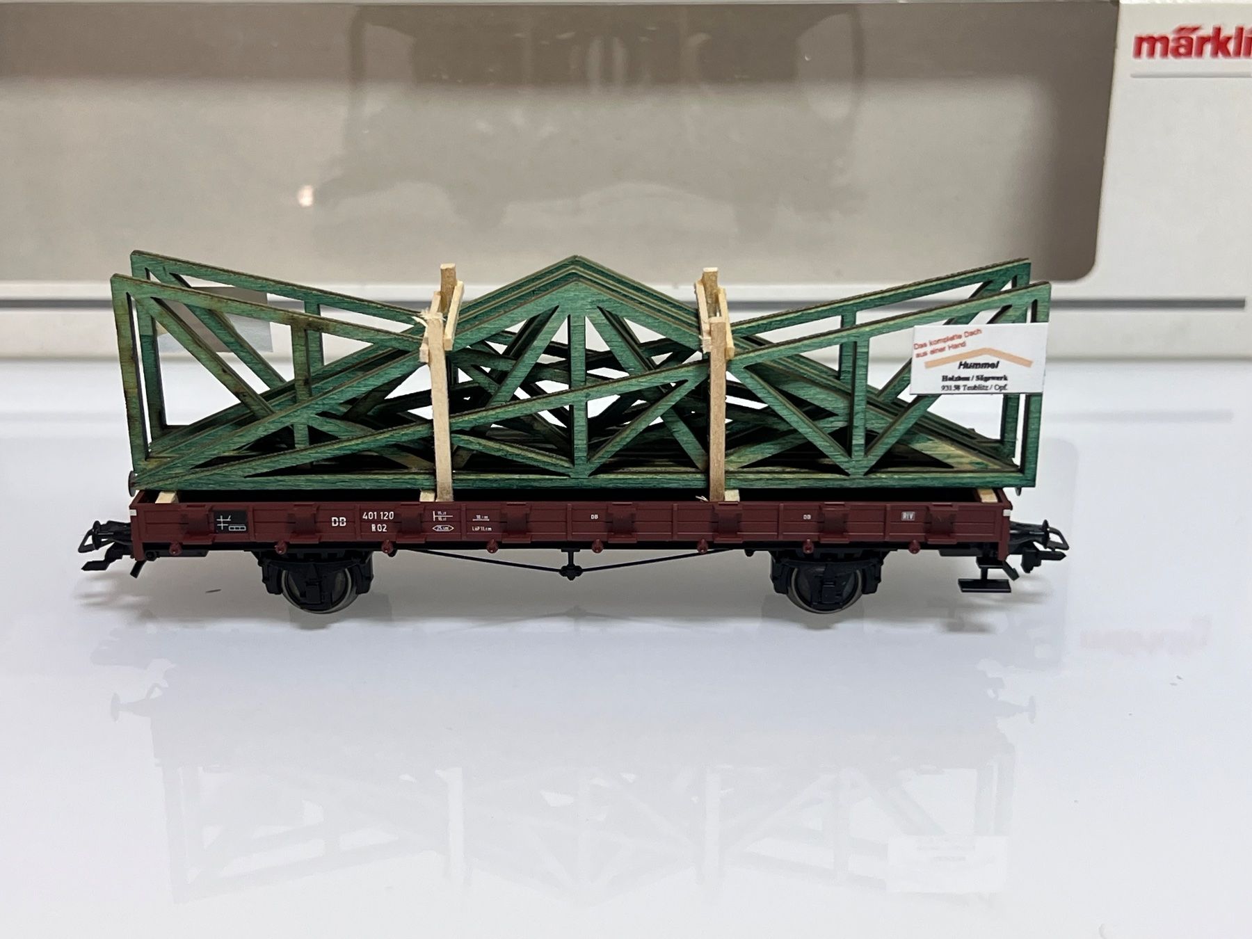Märklin Trains électriques: Märklin 46362 Güterwagen DB beladen – D'occasion à Neuenhof par ludovicco 4