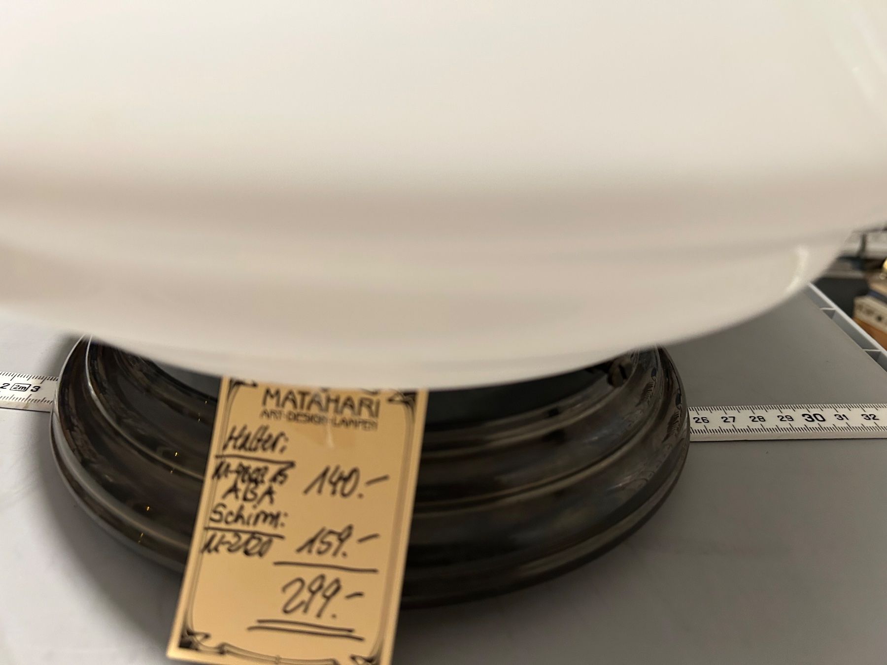 Lustres & lampes de plafonds: Art-Deco Deckenlampe mit patiniertem Messinghalter E27 – Neuf (Voir description) à St. Gallen par matasurf 4