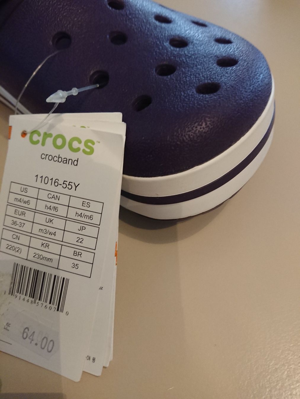 Crocs Scarpe per ragazzi: Crocs violett, Gr. M4/W6, NEU – Nuovo e nell'imballaggio originale da Büren an der Aare venduto da creazioneshop 2