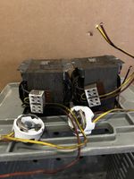2× historische Drosselspulen für Quecksilberdampflampen 400w