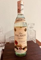 Seltener antiker Bacardi Blanca Superior Rum Flasche OVP
