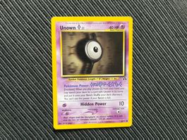 Pokemon Unown non Holo Neo Discovery