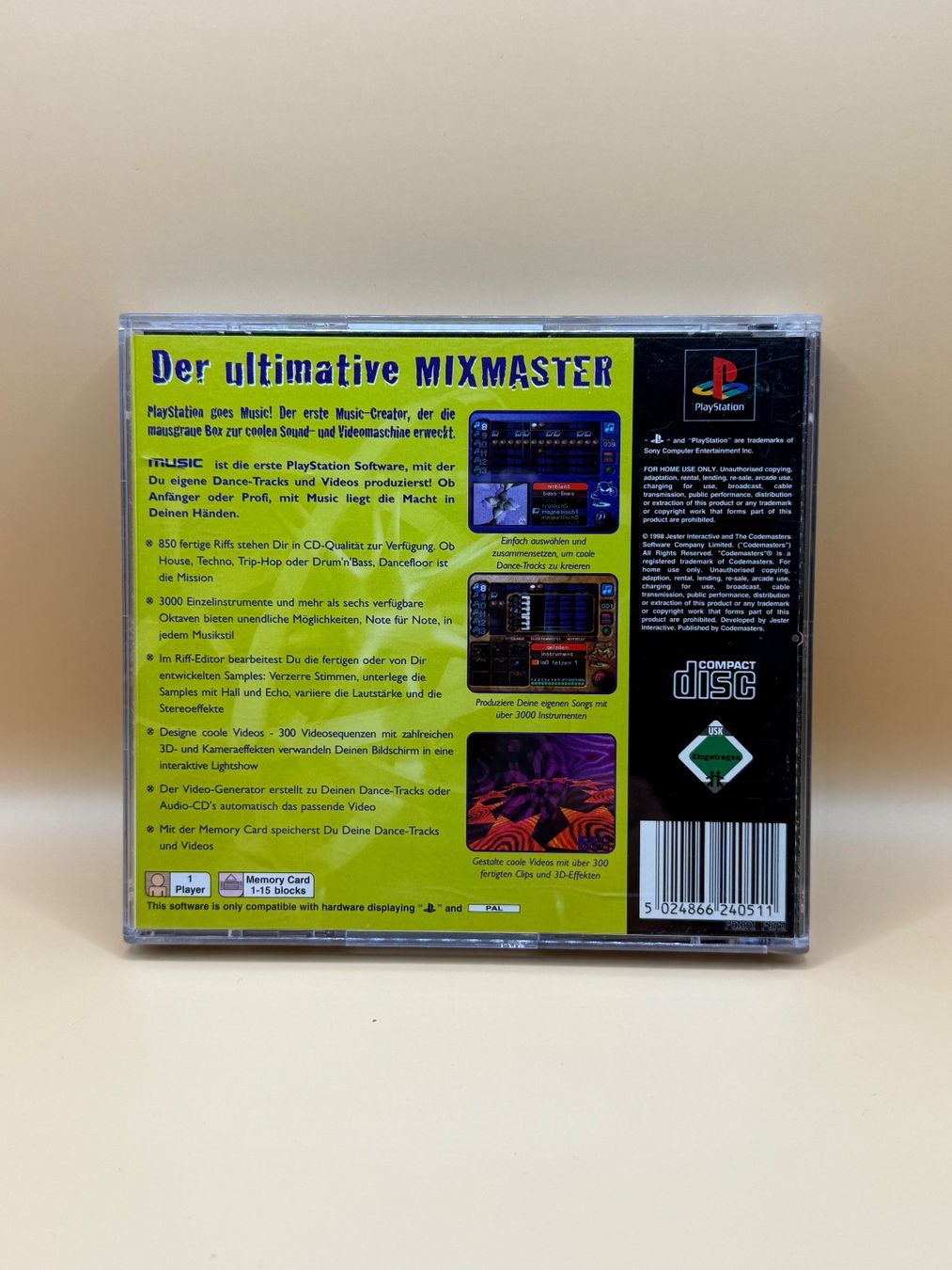 Giochi: Music - Playstation 1 – Usato da Dietikon venduto da gab_qz7y 1
