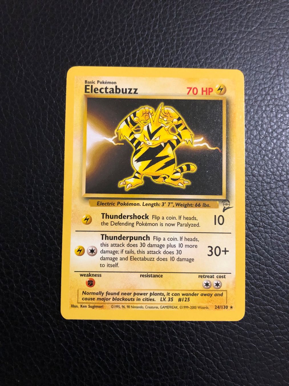 Pokémon Cartes à collectionner: 2000 Base Set 2 - Electabuzz rare 24/130 Ab 1 – D'occasion à Paradiso par Pkmn10