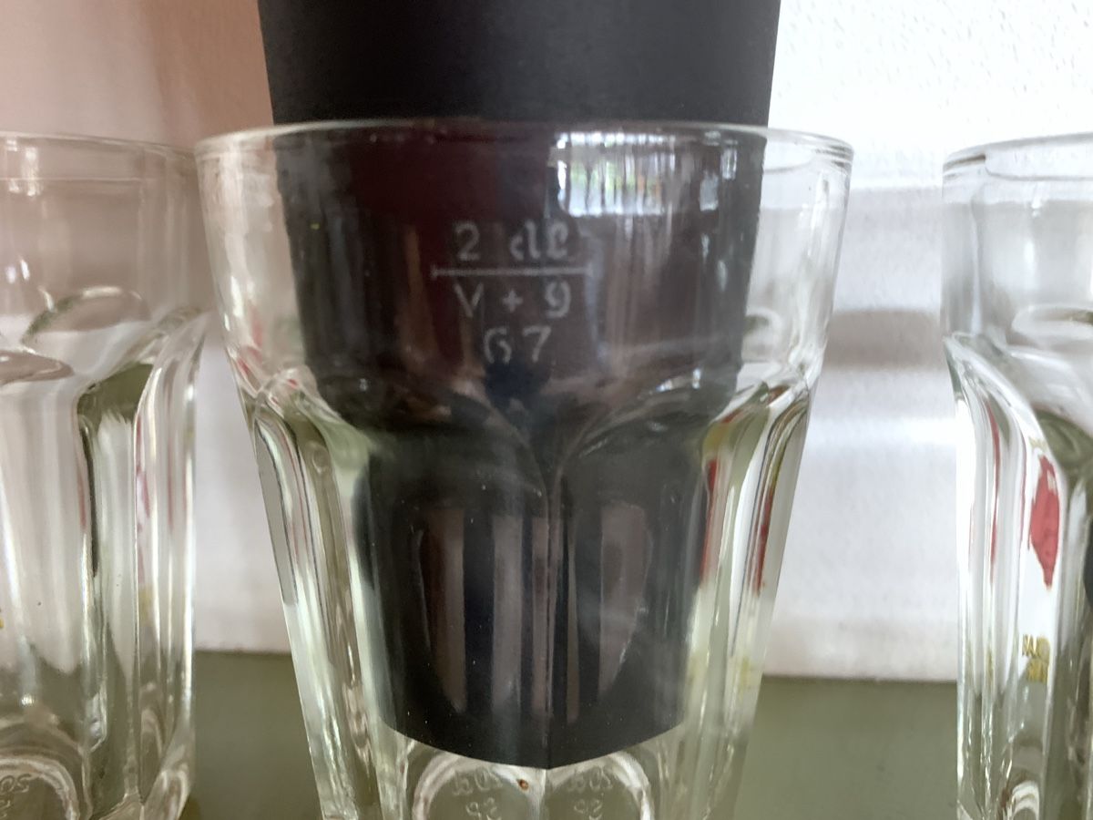 Bicchieri: 3 Veltliner Gläser Zanolari Chur, 2 dl – Usato da Egg b. Zürich venduto da ohtannenbaum 2