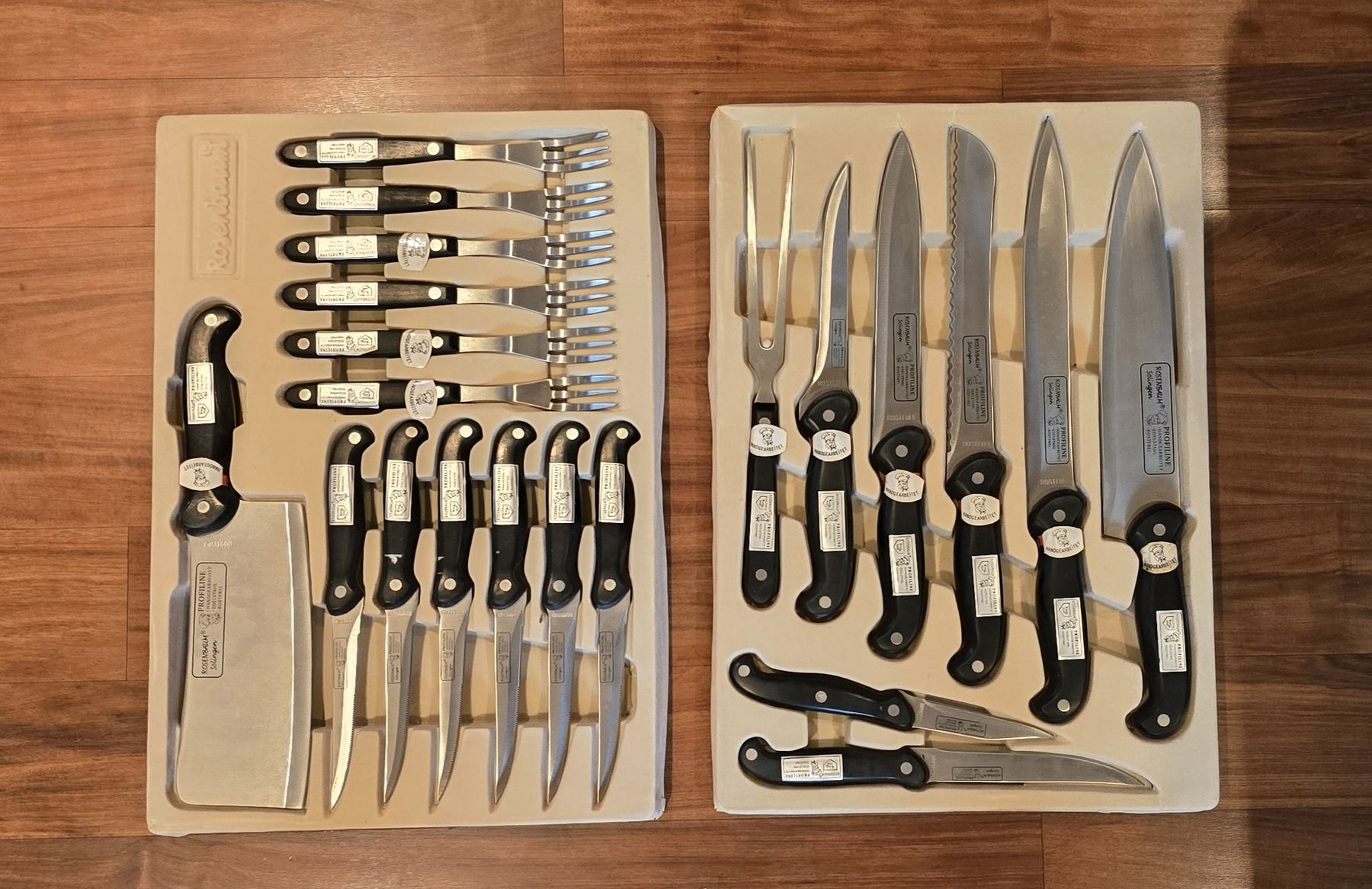 Coltelli: 24-tlg Messer-Set neu! – Nuovo e nell'imballaggio originale da Widnau venduto da Schurlibua 3