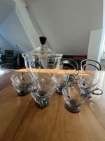 Art-déco-Bowle, ca. 1925–1935, handgearbeitetes Kristallglas