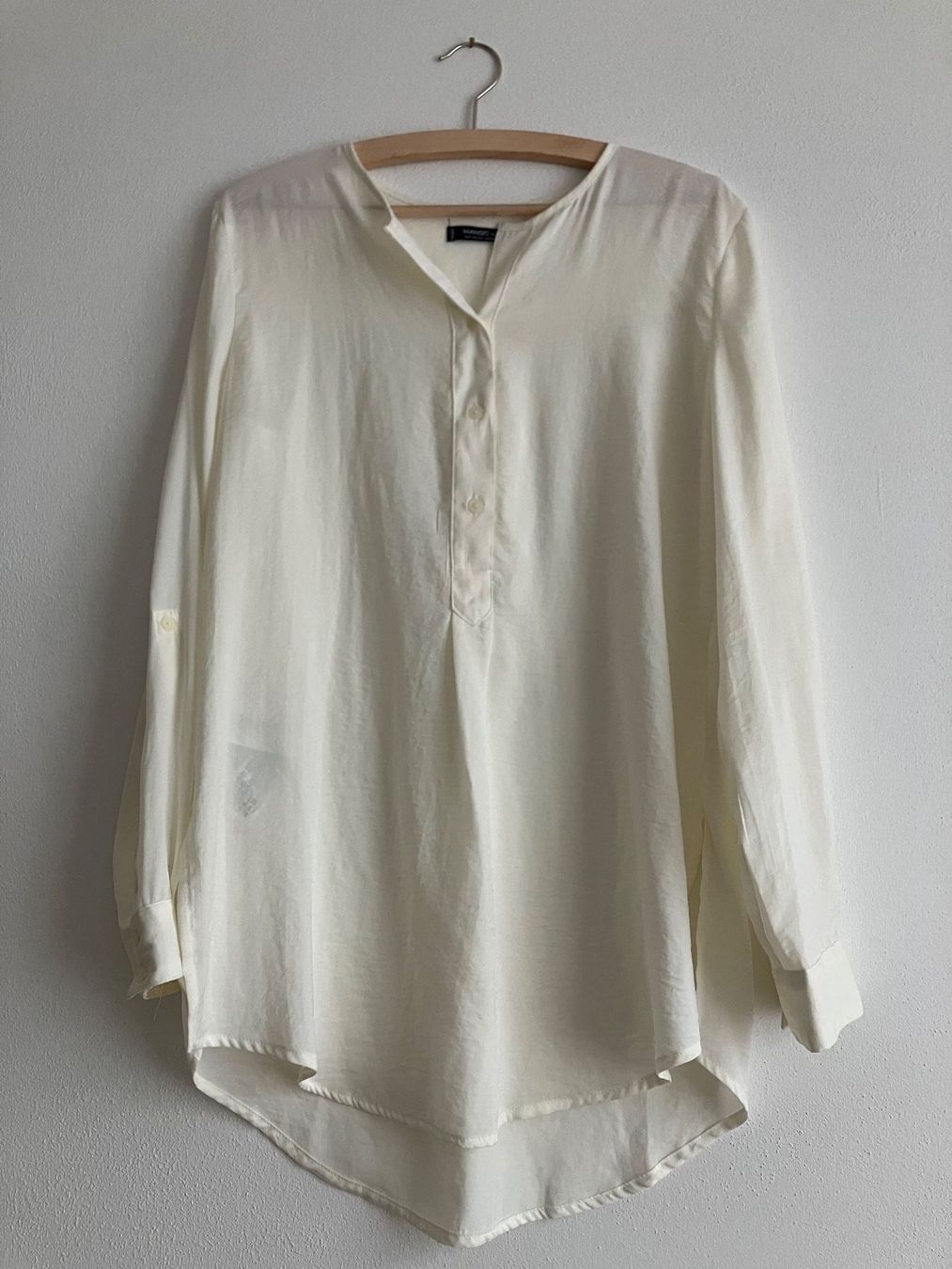 Mango Tuniche: Oversize Tunique XS, beige, MANGO, polyester – Usato da Zürich venduto da Janakpur 1