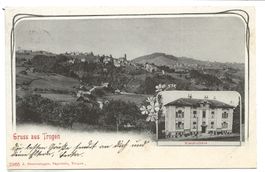 Gruss aus Trogen (AR) Dorfansicht - Krankenhaus - 1909