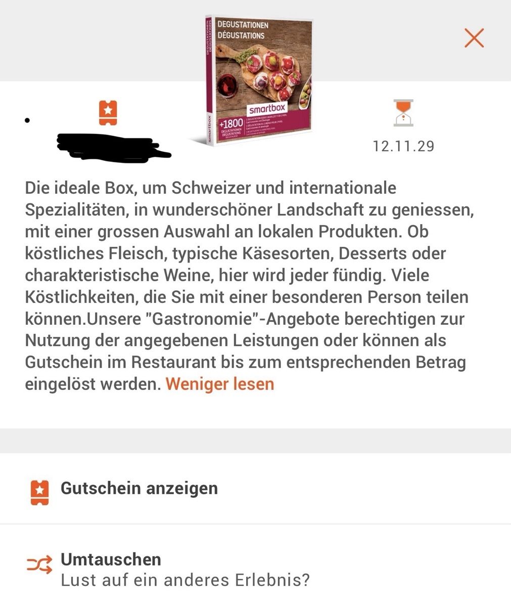 Smartbox Gutscheine: Smartbox Degustationen Gastronomie Experience Box – Neu und originalverpackt aus Eggersriet von damian.hug