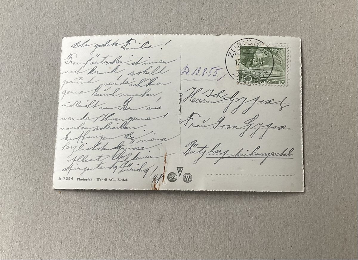 Cartoline postali: Dietikon Ansicht 1955 – Usato da schlieren venduto da Retton 1