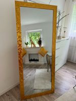 Grosser Spiegel mit Goldrahmen Art Deco Stil NEU