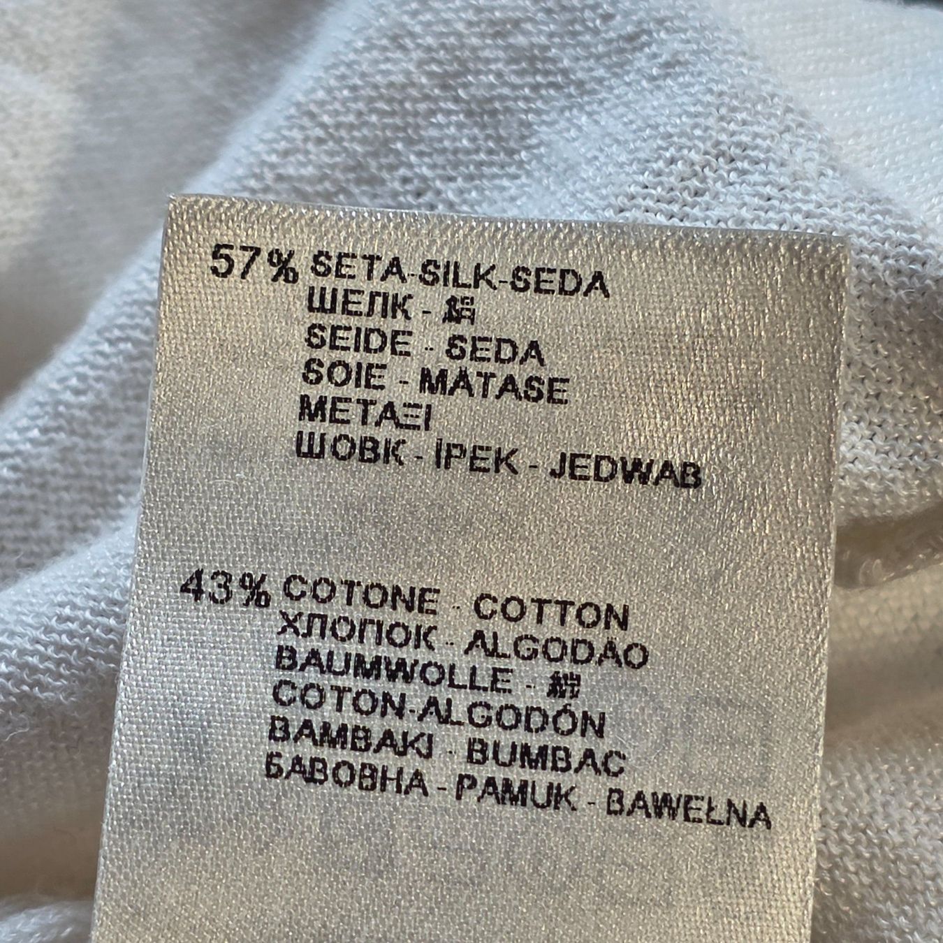 Falconeri Maglioni & Felpe: 🐸 FALCONERI SEIDENPULLOVER 52 PULLOVER SEIDE WEISS – Usato da Môtier (Vully) venduto da Frogs 8