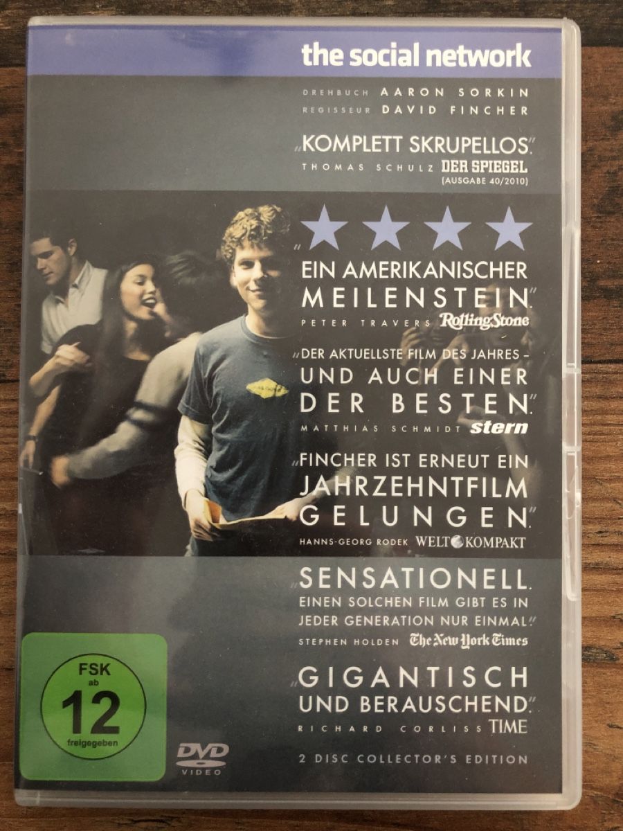 Tutti i DVDs: The Social Network - DVD – Usato da Brittnau venduto da Ralfie