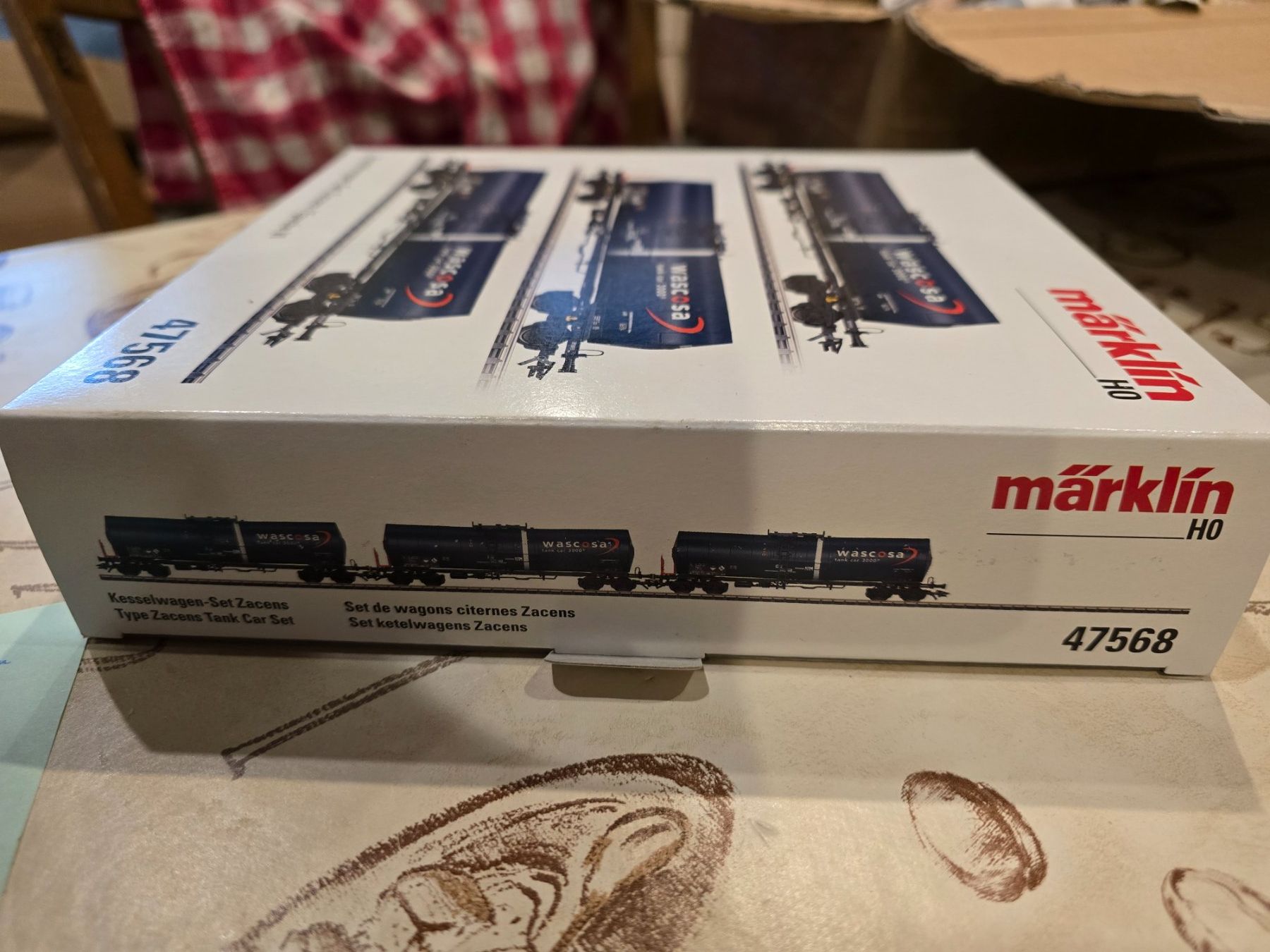 Märklin Modellini di ferrovie: Märklin 47568 Typ Zacens Tankwagen-Set – Nuovo (secondo la descrizione) da Mauren TG venduto da Defrancesco 1