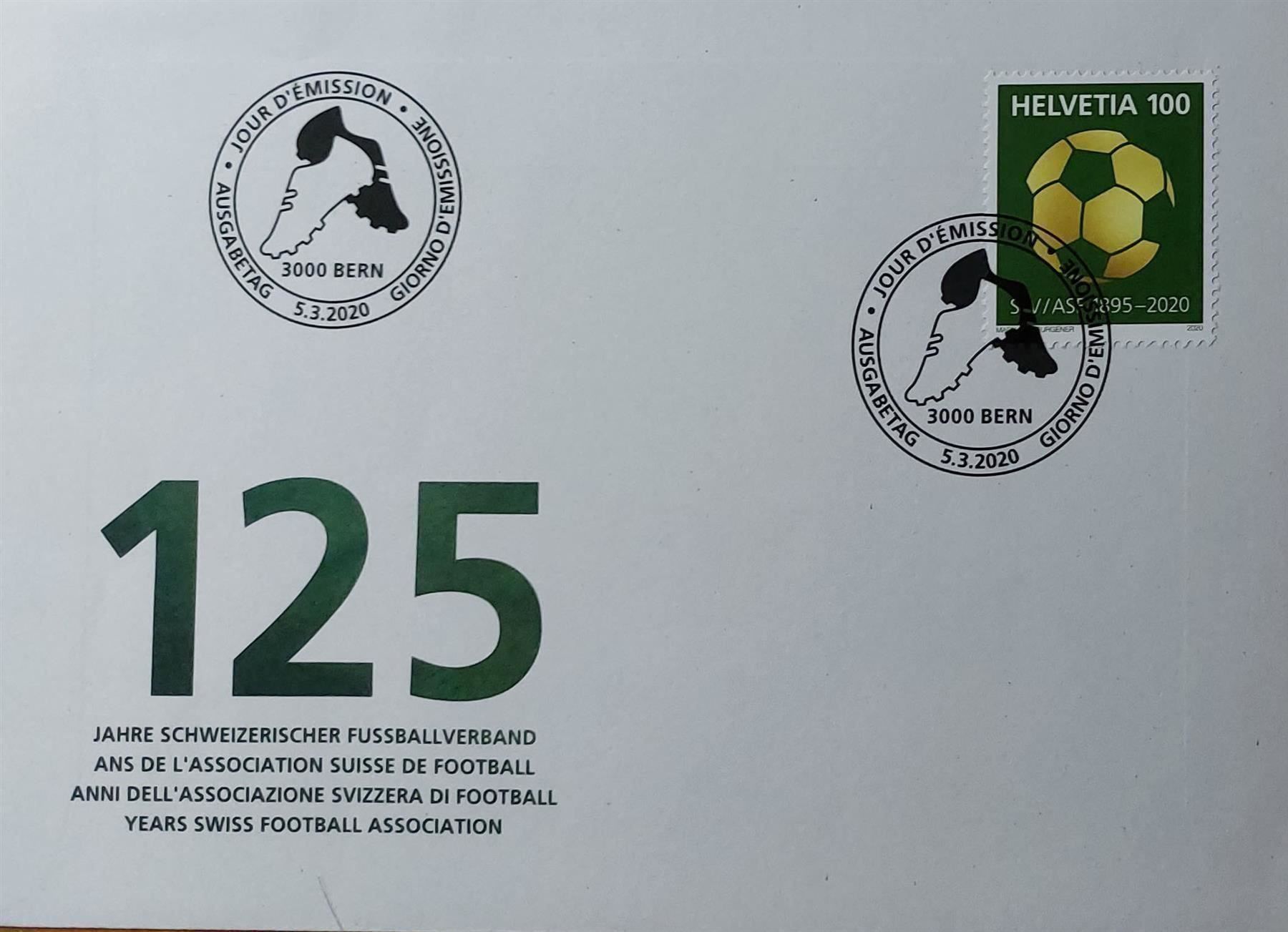 Tutti i francobolli: F1771 - FDC 125 ans ASF 1er jour – Usato da Trélex venduto da Phil_Albert
