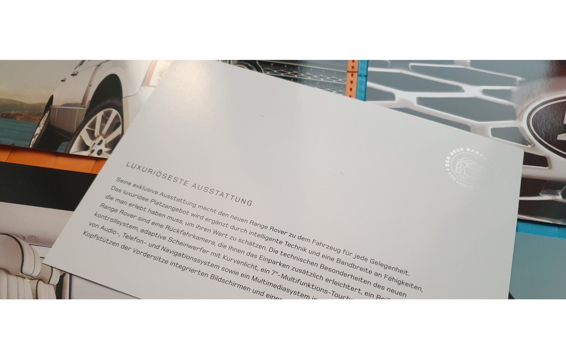Riviste & Magazine: RANGE ROVER  - Prospekt / Presse Bilder – Usato da Viganello venduto da CARLiteratur 3
