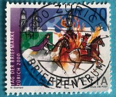 Nr.1013 mit Vollstempel Zürich