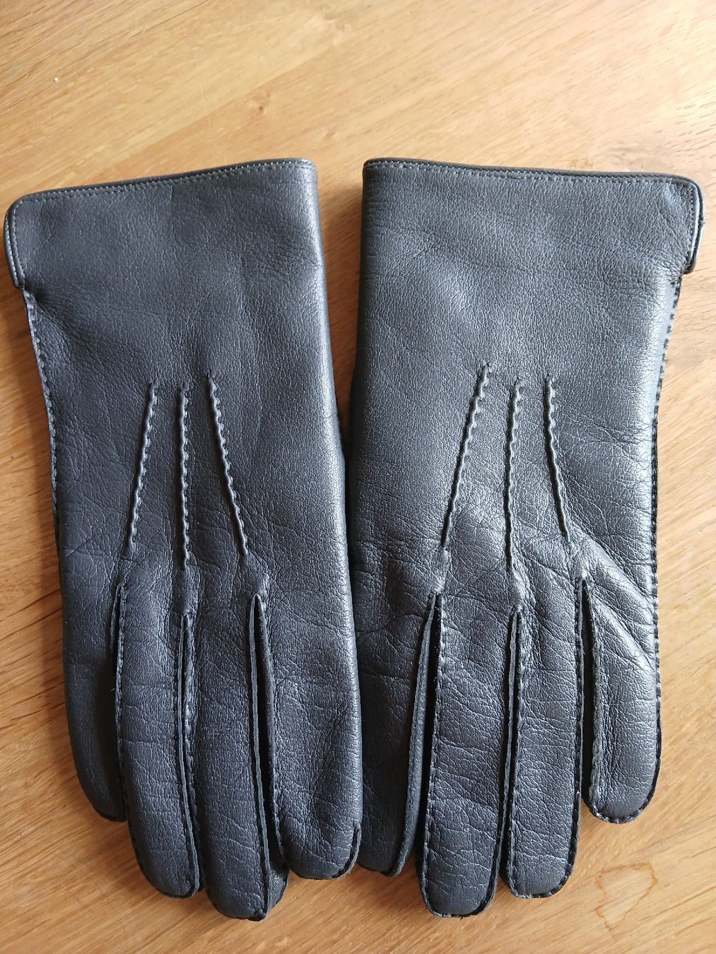 Sonstige Accessoires für Herren: Handschuhe Leder grau, fast schwarz Grösse 7 1/2 NEU – Neu (gemäss Beschreibung) aus Kleindöttingen von Christina22 4