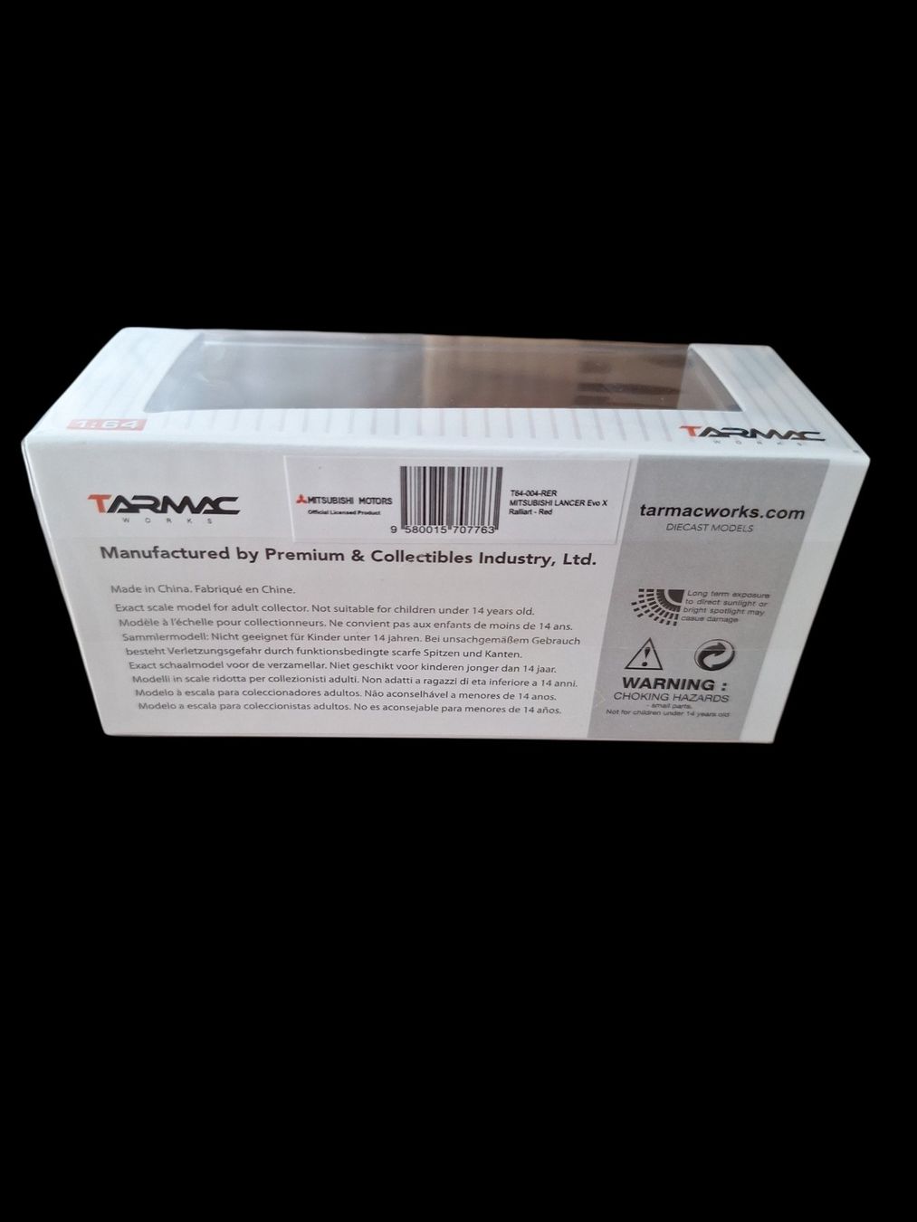 True Scale Miniatures Modellini d'auto: Tamarc Mitsubishi Lancer Evo X rot – Nuovo e nell'imballaggio originale da Adlikon venduto da Mmartin0 2
