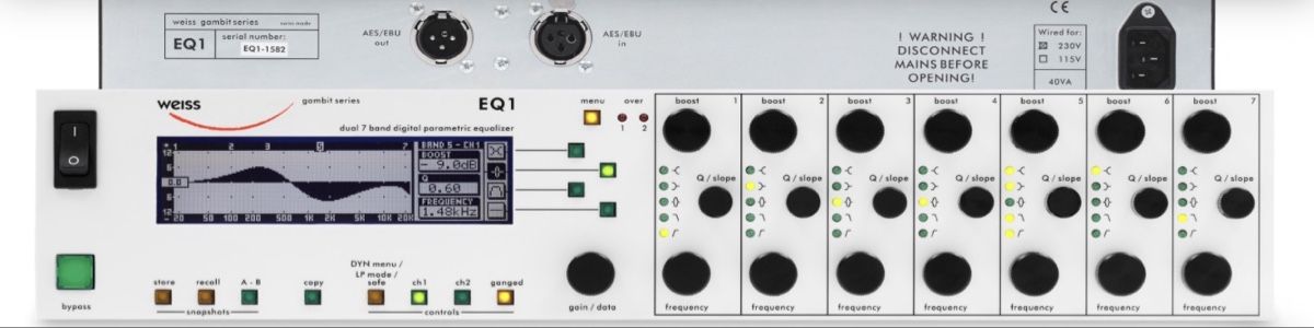 Console di mixaggio: Weiss EQ1 Dynamic & Linear Phase 96K + SFC2 – Usato da Zürich venduto da rie_dn6f 1