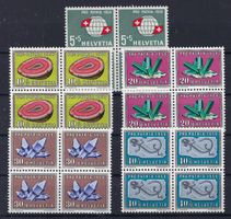 1959 pro Patria Viererblocks postfrisch  16033