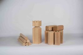 Kubb, Wikingerschach aus Schweizer Holz