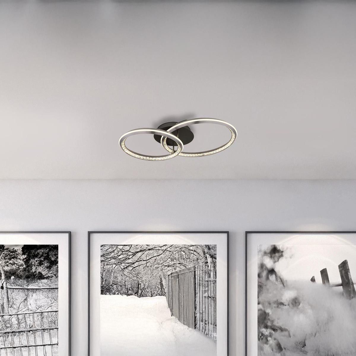 Lampadari & plafoniere: LED Deckenleuchte, CCT, 75 cm x 50 cm – Nuovo (secondo la descrizione) da Kreuzlingen venduto da Smart-Light 1