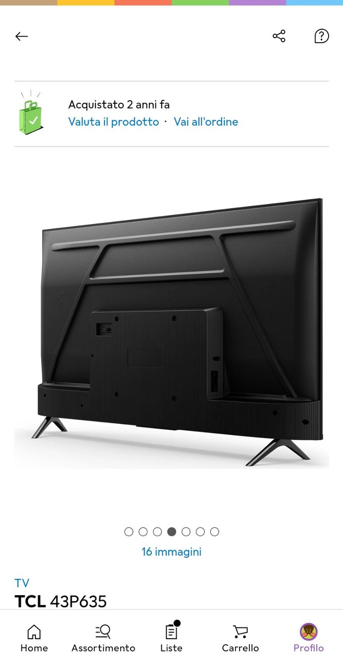 Televisori: Smart TV TCL 43" - 4K HDR - Google TV – Usato da Bellinzona venduto da Skiley99 5