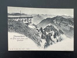 AK   1907 Stanserhorn mit Hotelstempel     (G783)
