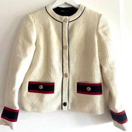 Maje Jacke Wolle Blouson, Gr. 36