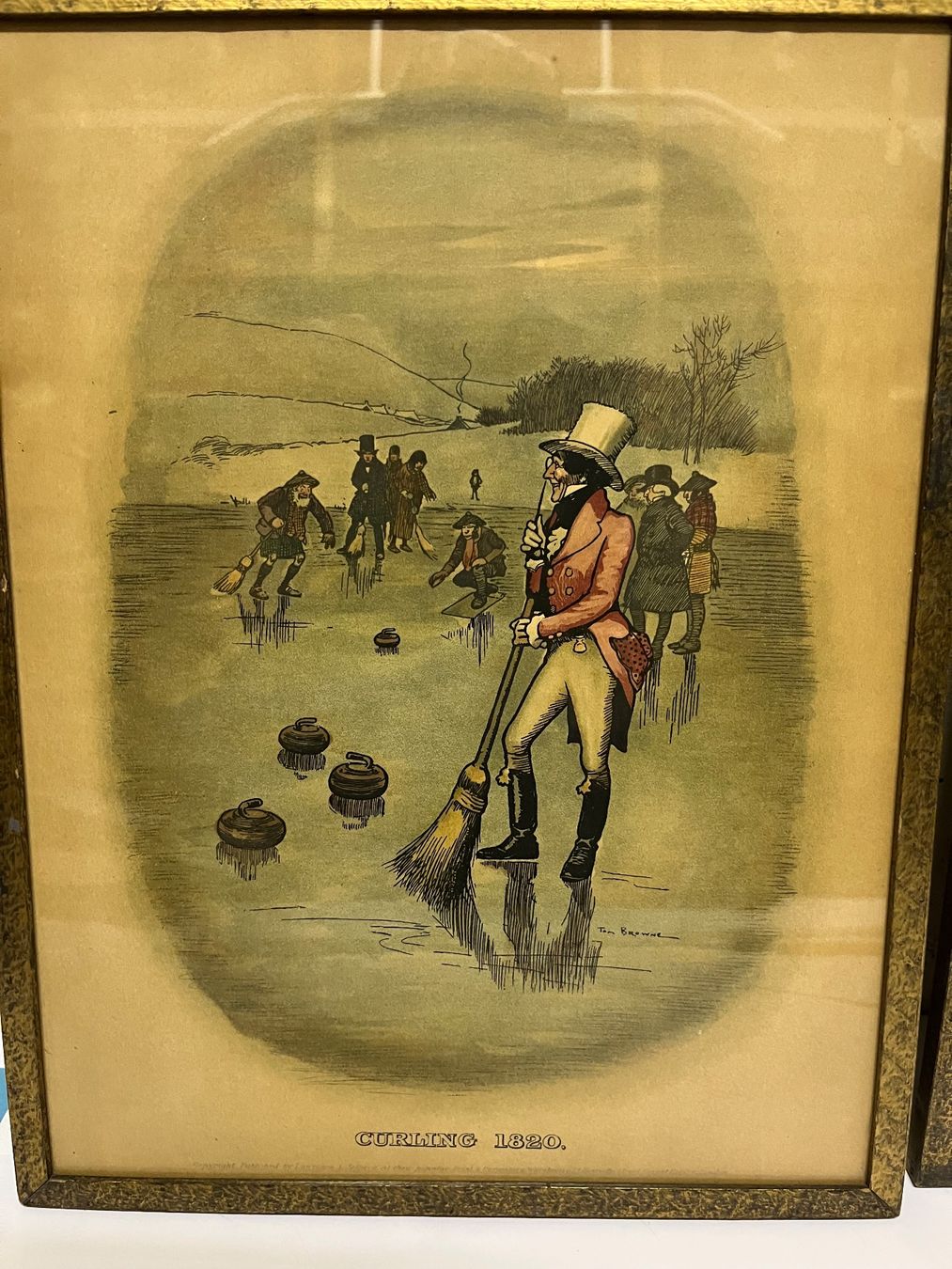 Grafica & Litografie: Ancienne lithographie johnnie Walker – Usato da lausanne venduto da esploras 1