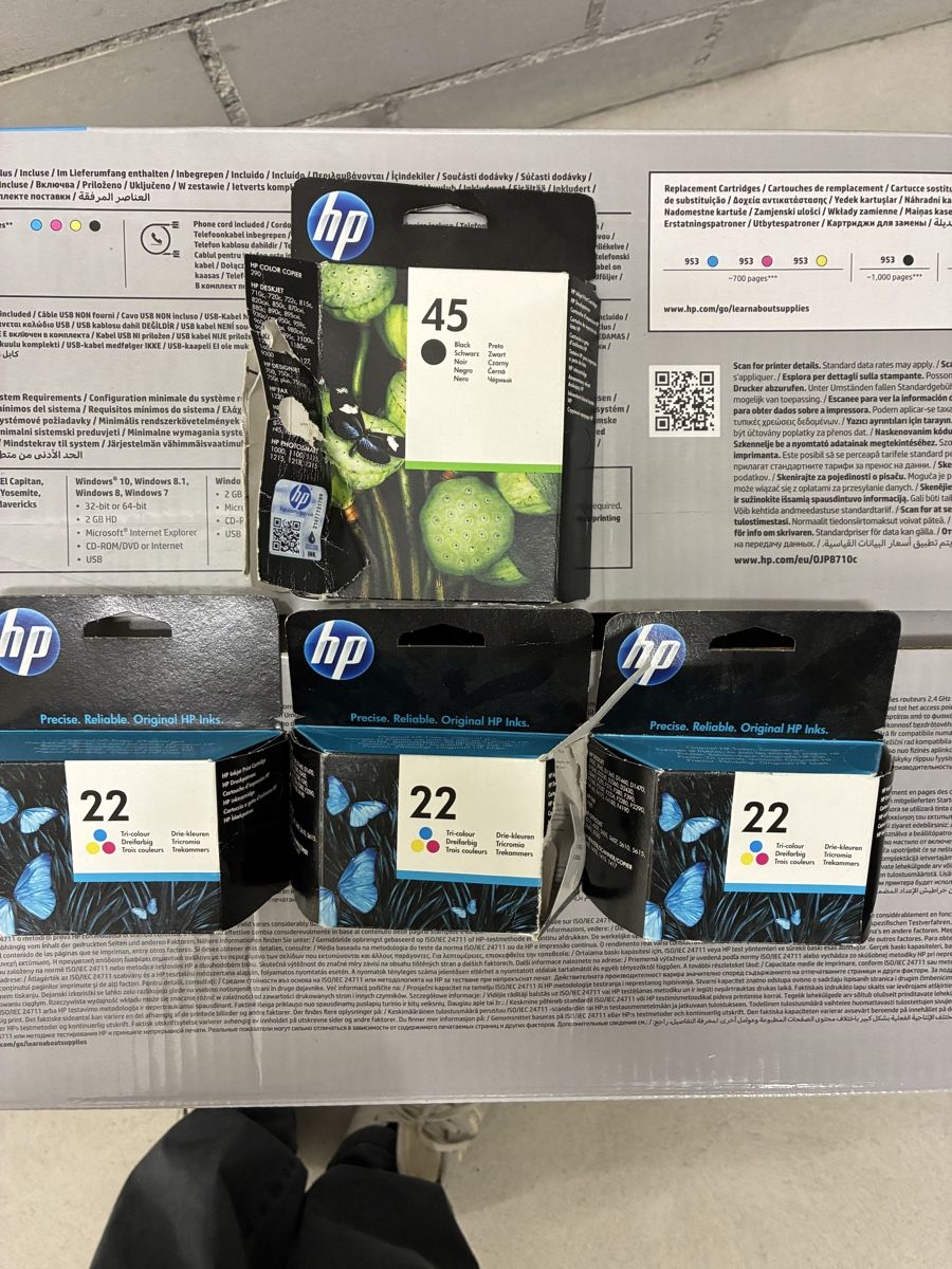 Hewlett Packard Stampanti: Original HP Drucker inkl. Ersatzkartuschen  – Usato da Jona venduto da Laminator 2