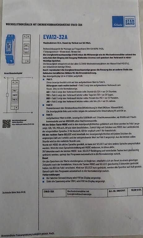 Messen: Mobiler Stromverbrauch-Zähler – Gebraucht aus Laufen von Ron71 4