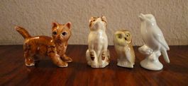 4 Porzellan Figuren